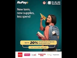 Bank of Baroda | Bank of Baroda RuPay Debit Card | #BackToSchool #BankofBaroda