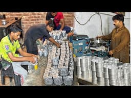 How Skilled Workers Made Hydraulic Pump From Melting Steel And Scratches_ incredible process