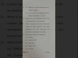 BCA IInd sem (DECO) CCSU question paper 2025 #ccsu #BCA #Pyq