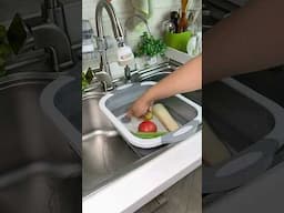 Space-saving Folding Sink for small kitchens