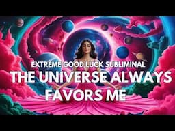 ✨ THE UNIVERSE ALWAYS FAVORS ME — all-round good luck 🍀 + dream life 💖 subliminal! (MIRACLES DAILY)