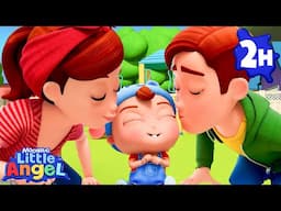 Why, Why, Why? 🤔🎵 A Song for Every Question | Little Angel | Family Time! 👨‍👩‍👦 | MOONBUG KIDS