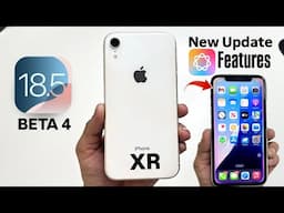 iPhone XR New Update iOS 18.5 Beta 4 - What’s New - iPhone XR IOS 18.5 😍