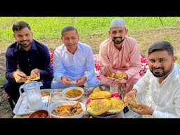 Mutton Paya Tandori roti Lasi |  Over night Cooked Mutton Paya | Best Breakfast Ever Mukkram Saleem