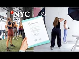 NYC VLOG: kettlebell certification, photoshoot, birthday dinner, & more!