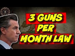 California Moves On "3 Guns Per Month" Law With Stunning Admission