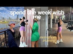 spend the week with me!! 🫶🏻 that full moon was crazy 🫠 marathon training, skin care faves & unboxing