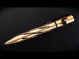 🇺🇸 Olight O'Pen Mini Brass | Review | UNBOXING | Bolt Action | Limited Edition | EDC | Pen