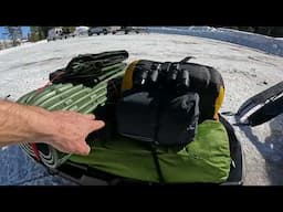 DIY Ski Pulk Setup for Winter Backcountry Camping | Splitboarding Gear Loadout