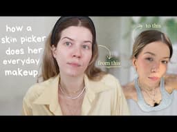 how I do my everyday makeup (as girlie who picks her skin 👉🏼👈🏼)