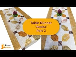 Table Runner Asoka part 2 (Teknik Regang Pentul)