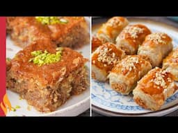 Kadayıflı Şerbetli Kek & Samsa Tatlısı 😍 Airfryer’da Tek Seferde 2 Tatlı ✅