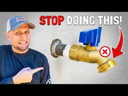 The CORRECT Way To Install An Outdoor Faucet Like The Pros!