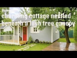 Cozy Cottage Tour | A Peaceful Porch and Garden Hideaway | Exploring Tiny House