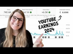 How much YouTube paid me in 2024 as a small creator (Monetization breakdown)