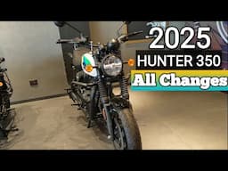 2025 RE Hunter 350 All new Update in 56 sec | Royal enfield Hunter 350 2025 variant | Rio White