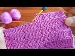 Wonderful & Easy Crochet Pattern 🧶 | Beginner-Friendly Knitting Tutorial 2025 | Tığ İşi Örgü Motif