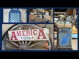 Patriotic Rustic Sign ~ Thrift Haul ~ Other Goodies