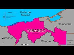 MAP OF TABASCO MEXICO