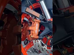Testing a prototype monoblock 4-piston radial caliper #rcb #motorcycle #test