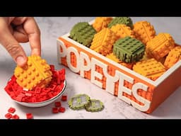 POPEYES NEW PICKLE Menu: Super Crispy LEGO Pickle Lemonade & Fried Pickles🥒 RARE Food Cooking ASMR