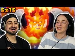 SENSEI ENDEAVOUR! 🔥 *MY HERO ACADEMIA* 5x15 REACTION!