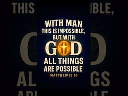 🇮🇱 Matthew 19:26 ✝️ #ThankYouYeshua #ThankYouYHWH #ThankYouHolySpirit #ThankYouJesus #Messiah #God