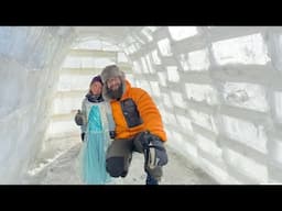 How I Built an ICE CASTLE!