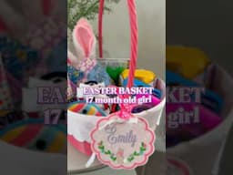 TODDLER GIRL EASTER BASKET IDEAS