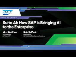 How SAP is bringing AI to the entire enterprise l TechCrunch Sessions: AI