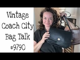 Vintage Coach #9790 City Bag Talk (#9785 see description for details on this error Coach & I made!)
