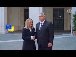 🌍🇮🇹 Meloni & Orbán Discuss Europe's Future at Palazzo Chigi: Key Solutions to European Crises