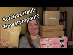 Mega Unboxing Timestamp - Vellabox 🕯️ FruitForThought🍎 Journal JunkBox📒  Maniology 💅  Vegamour 💇‍♀️