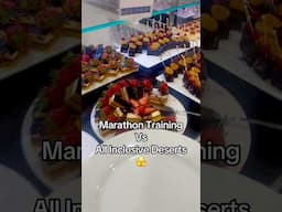 WHAT WOULD YOU DO? 🍰 All Inclusive Desserts vs Marathon Life 🍰🏃‍♂️