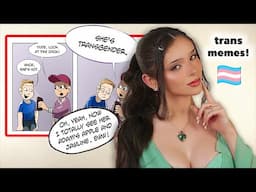 "I Could Tell!!" Reacting to Trans Memes for Pride Month!