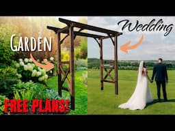 DIY Wooden Arch / Trellis / Arbor