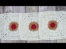 GRANNY SQUARE  FACIL DE HACER  #1