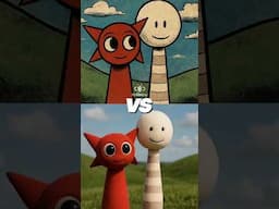 Realistic VS Comic ! Sprunki MROONA & WYRUM | Incredibox #animation