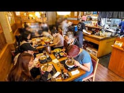 かつ丼！天ぷら！止まらない大量の注文をガンガン捌くボリューム満点うどん定食屋の半端ない昼営業。。。