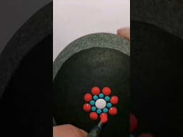 What do you mean you don't have dotting tools?!?😳😯 #art #diy #arttherapy #painting #mandala