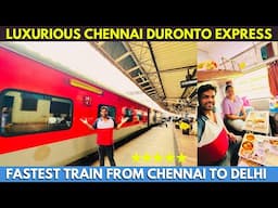 LUXURIOUS DURONTO EXPRESS FIRST CLASS AC COUPE TRAIN JOURNEY | Delicious IRCTC FOOD INDIAN RAILWAYS