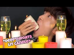 asmrtists eating the WEIRDEST edible objects