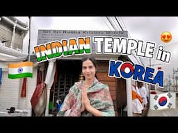 🇰🇷INDIAN TEMPLE in KOREA! 🙏 | ISKCON Mandir, Seoul Vlog