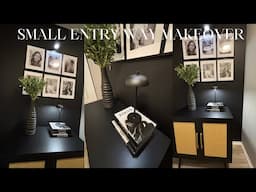 ULTIMATE SMALL ENTRY WAY MAKEOVER / DECORATING IDEAS | RENTAL AND BUDGET  FRIENDLY