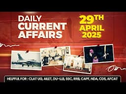Top news of the day | 29 April 2025 | Current Affairs