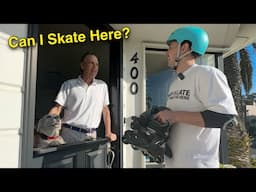 Asking Millionaires If I Can Skate Their House!