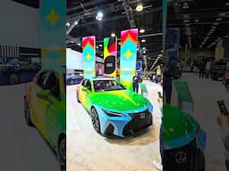 😱 This Lexus IS features a stunning custom wrap crafted by Patrick Dyer Jalea 🩵 #lexus #shorts