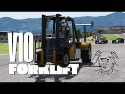 V10 Forklift Dragster/Racecar Madness!