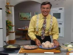 Graham Kerr's healthy chicken burger.