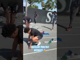 Racing mindset 💭 great atmosphere at Servite. Competitive 30’s to get the team pumped!